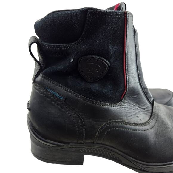 Ariat Extreme Zip Paddock Boots Mens 8.5 D Black Waterproof 200 Gram Insulated - Picture 2 of 15
